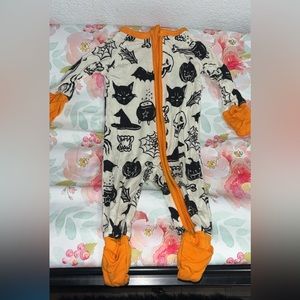 Little Sleepies newborn Halloween zippy